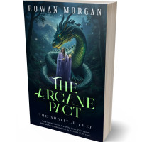 3D view of Premade Fantasy Book Cover - Firefly