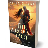 3D view of Premade Romance Book Cover - Brown Rust