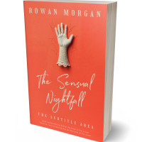 3D view of Premade Poetry Book Cover - Flamingo