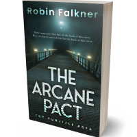 3D view of Premade Mystery & Thriller & Suspense Book Cover - Outer Space