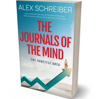 3D view of Premade Business Book Cover - Eastern Blue