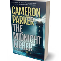 3D view of Premade Mystery & Thriller & Suspense Book Cover - Green Mist