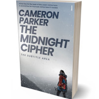 3D view of Premade Action & Adventure Book Cover - Silver Sand