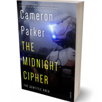 3D view of Premade Science Fiction Book Cover - Steel Gray