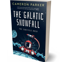 3D view of Premade Science Fiction Book Cover - Black Pearl