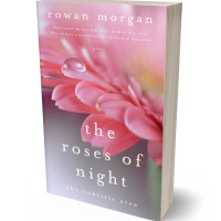 3D view of Premade Poetry Book Cover - Oriental Pink