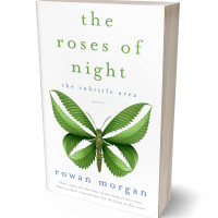 3D view of Premade Nature Book Cover - Apple