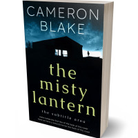 3D view of Premade Mystery & Thriller & Suspense Book Cover - Black Bean