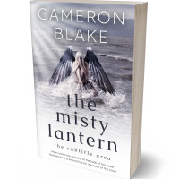 3D view of Premade Fantasy Book Cover - French Gray