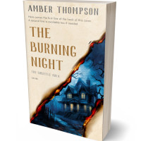 3D view of Premade Mystery & Thriller & Suspense Book Cover - Parchment