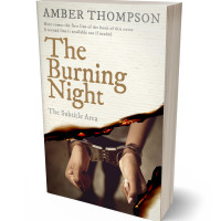 3D view of Premade Mystery & Thriller & Suspense Book Cover - White Rock