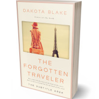 3D view of Premade Travel Book Cover - Parchment