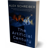 3D view of Premade Business Book Cover - Black Pearl