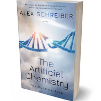 Tablet view of Ghost #34655 - Premade Science & Nature Book Cover