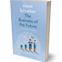 3D view of Premade Self-Improvement & Self-Help Book Cover - Regent St Blue