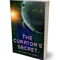 3D view of Premade Science Fiction Book Cover - Aztec