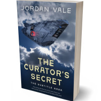 3D view of Premade Science Fiction Book Cover - Fiord