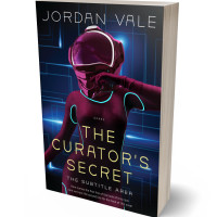 3D view of Premade Science Fiction Book Cover - Cinder