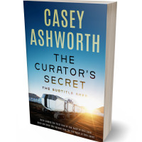 3D view of Premade Science Fiction Book Cover - Foggy Gray