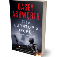 3D view of Premade Science Fiction Book Cover - Charade