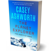 3D view of Premade Science Fiction Book Cover - Geyser