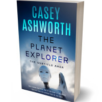 3D view of Premade Science Fiction Book Cover - Ming