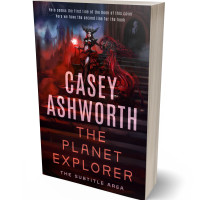 3D view of Premade Fantasy Book Cover - Night Rider