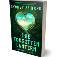 3D view of Premade Fantasy Book Cover - Palm Green