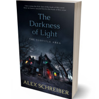 3D view of Premade Mystery & Thriller & Suspense Book Cover - Mirage