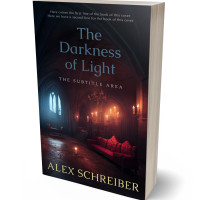 3D view of Premade Mystery & Thriller & Suspense Book Cover - Thunder