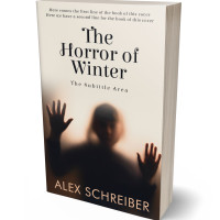 3D view of Premade Mystery & Thriller & Suspense Book Cover - White Rock