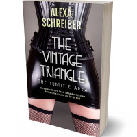 3D view of Premade Erotica Book Cover - Soft Amber