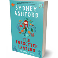 3D view of Premade Fantasy Book Cover - Fountain Blue