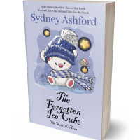 3D view of Premade Children's Book Cover - Blue Haze