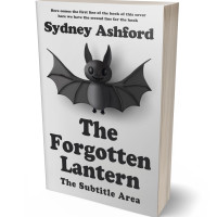 3D view of Premade Children's Book Cover - Quill Gray