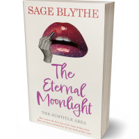 3D view of Premade Chick Lit Book Cover - Satin Linen