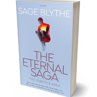 Tablet view of Periwinkle Gray #34925 - Premade Abstract Book Cover