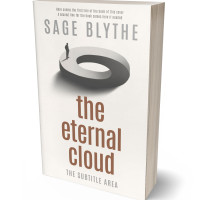 3D view of Premade Abstract Book Cover - Pampas