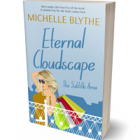 3D view of Premade Chick Lit Book Cover - Jungle Mist