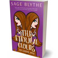 3D view of Premade Fantasy Book Cover - Vivid Violet