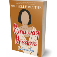 3D view of Premade Literary Fiction Book Cover - Copper