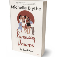 3D view of Premade Chick Lit Book Cover - Pampas