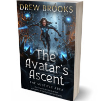 3D view of Premade LitRPG Book Cover - Ebony Clay