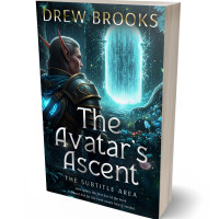 3D view of Premade LitRPG Book Cover - Aztec
