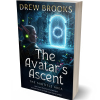 3D view of Premade LitRPG Book Cover - Firefly