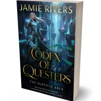 3D view of Premade LitRPG Book Cover - Aztec