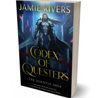 3D view of Premade LitRPG Book Cover - Ebony