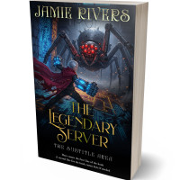 3D view of Premade LitRPG Book Cover - Woodsmoke