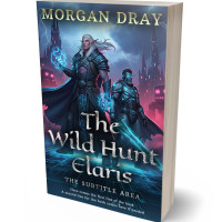 3D view of Premade LitRPG Book Cover - Cloud Burst