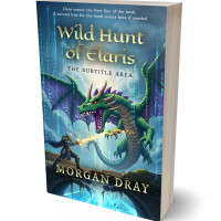 3D view of Premade LitRPG Book Cover - William